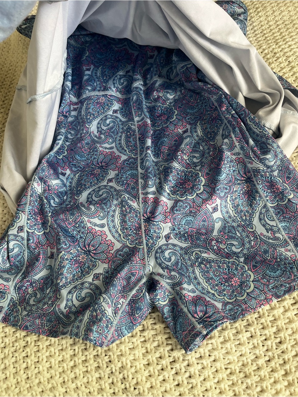 HDE Womens Exercise Workout Tennis Dress Pickle ball Built-in Shorts Paisley Med - Picture 7 of 12
